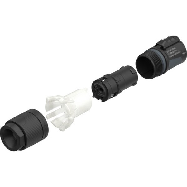 Main product image for Neutrik NAC3F-TRUE1-S PowerCON Waterproof Female Power Out Cable Connecter UV Rated 6-12 mm Chuck092-310